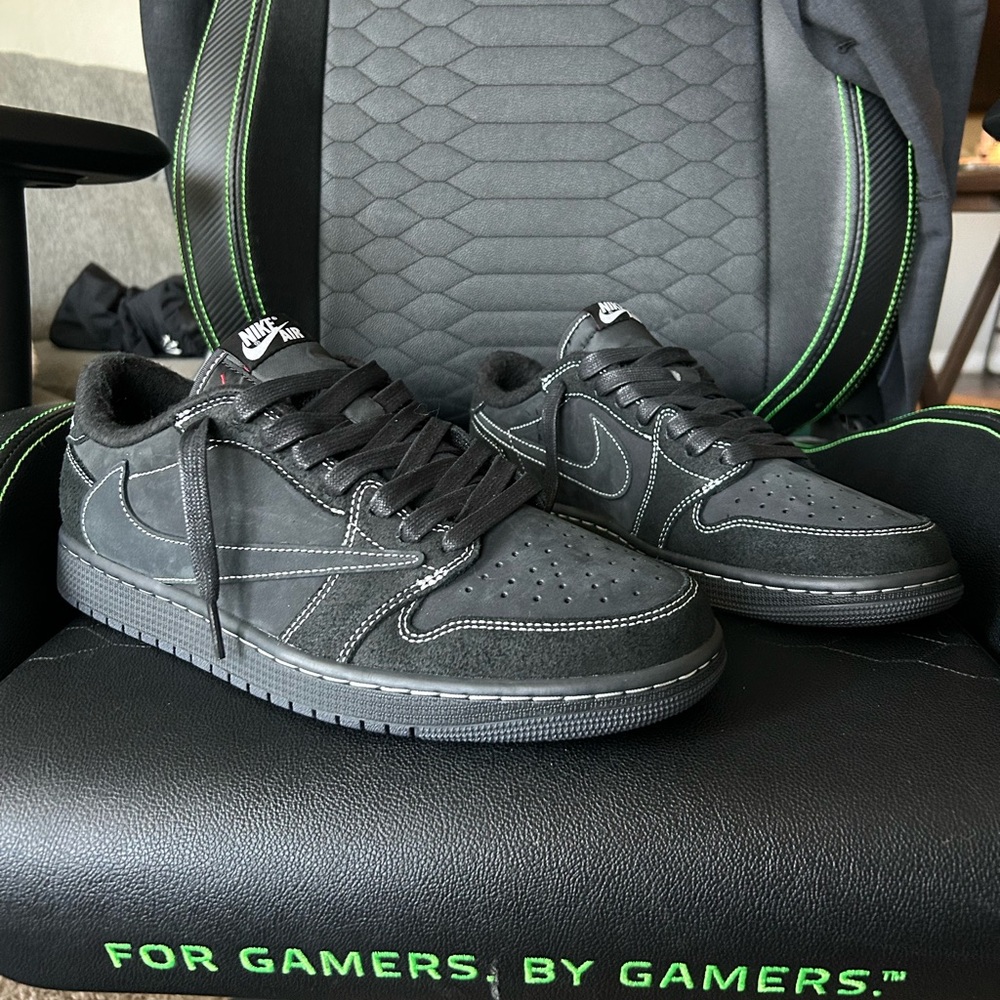 Travis Scott x Air Jordan 1 Low OG Black Phantom 10M